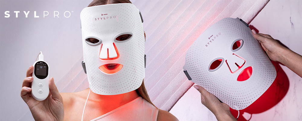 Reklambanner med StylPro Wavelength LED-mask.