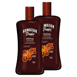 Hawaiian Tropic Olja Dark Coconut Duo