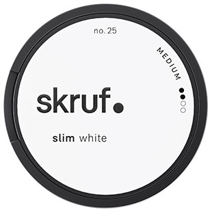 Skruf Slim Original White #25