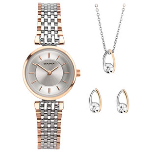 Sekonda Two Tone Presentset Damklocka