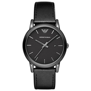 Emporio Armani Men's Three-Hand Date Klokke