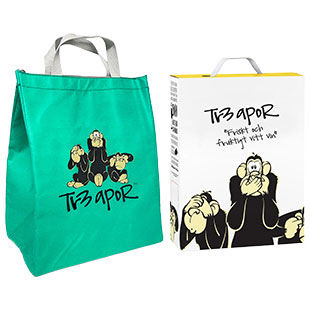 Thr3 Monkeys + Cooler Bag