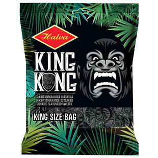 Halva King Kong Licorice Flavoured Sweets