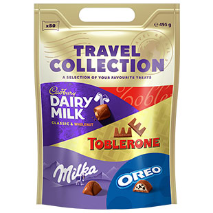 Travel Collection Cadbury Dairy Milk + Toblerone + Milka + Oreo