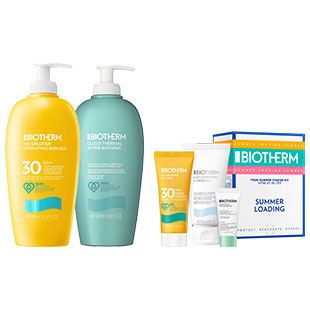 Biotherm Lait Solaire + Biotherm After Sun + Biotherm Summer Gaveinnpakning