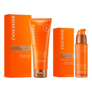 Lancaster Golden Tan Max Face Serum + Tan Maximizer Moisturizer