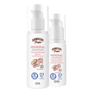 Hawaiian Tropic Mineral Sun Milk Face + Mineral Sun Milk Lotion