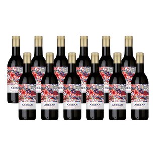 Rött, 12,5%, 12 × 18,7 cl