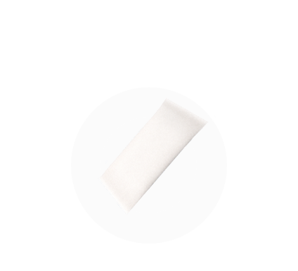 Mini nikotinpose i hvid, med angivne styrker 1 mg, 3 mg og 6 mg.